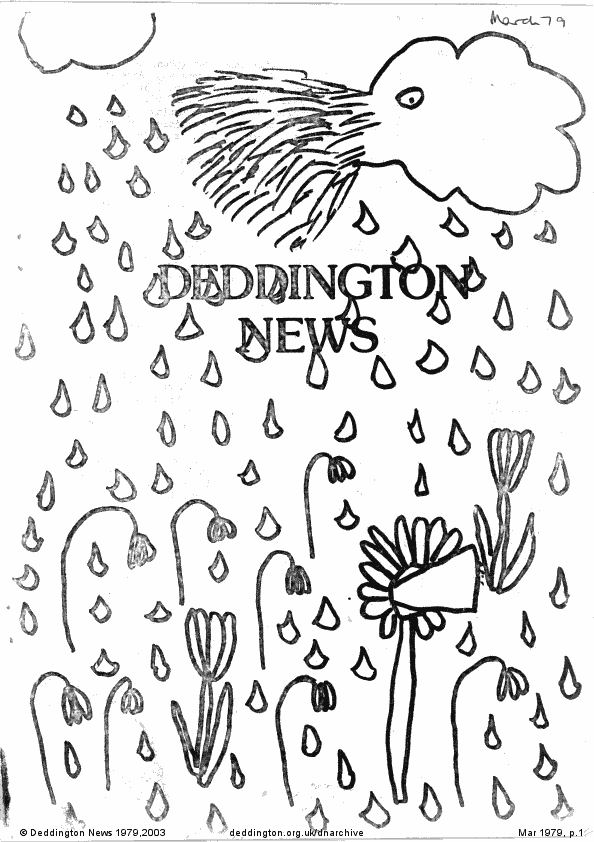 Deddington News March 1979, p.1