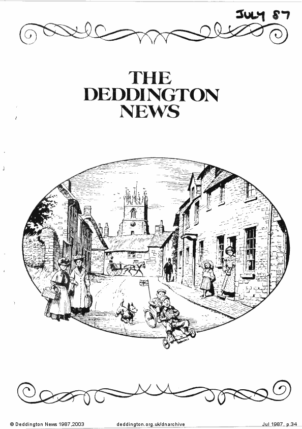 Deddington News July 1987, p.34