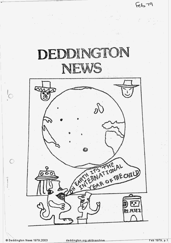 Deddington News February 1979, p.1