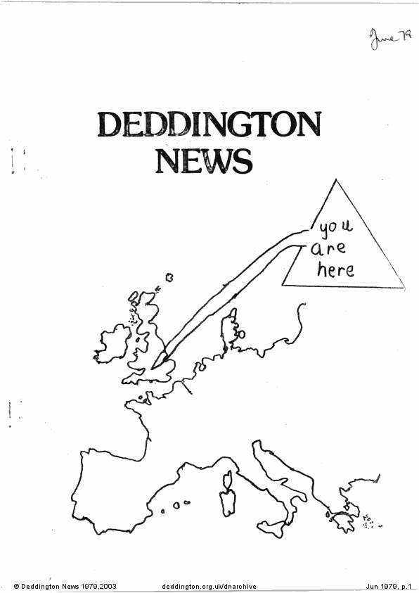 Deddington News June 1979, p.1