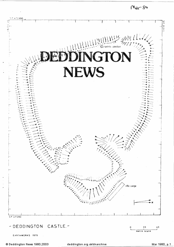 Deddington News March 1980, p.1