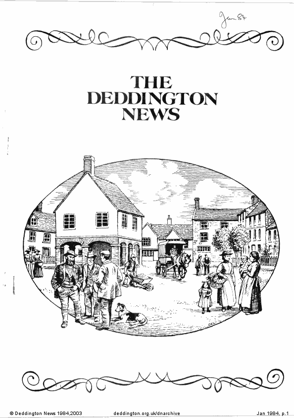 Deddington News January 1984, p.1