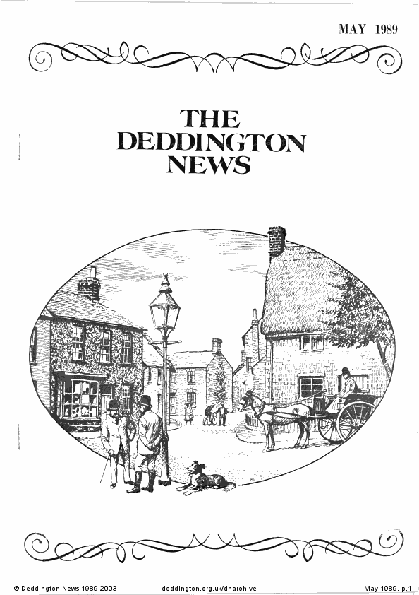 Deddington News May 1989, p.1