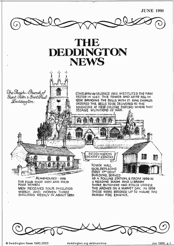 Deddington News June 1990, p.1