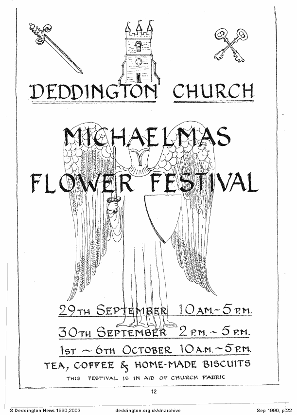 Deddington News September 1990, p.22