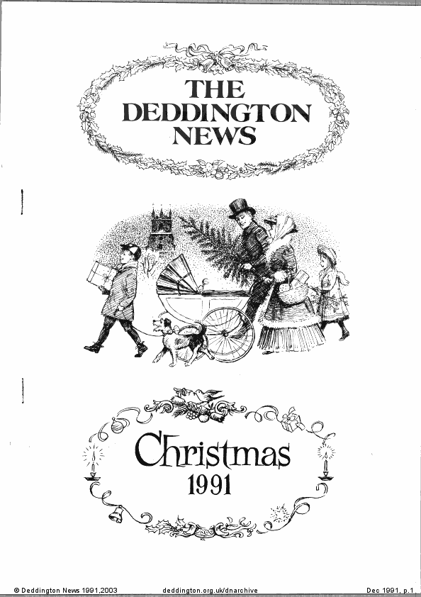 Deddington News December 1991, p.1