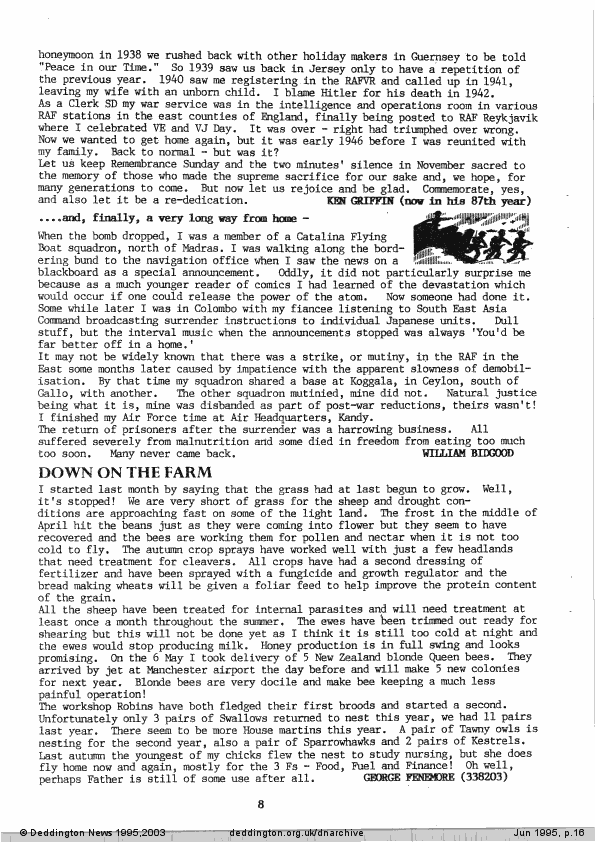 Deddington News June 1995, p.16