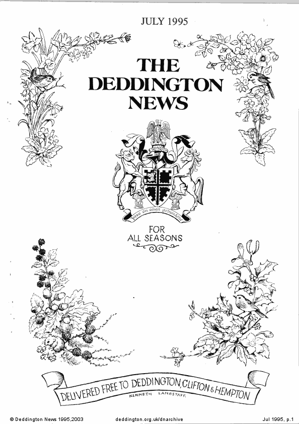 Deddington News July 1995, p.1