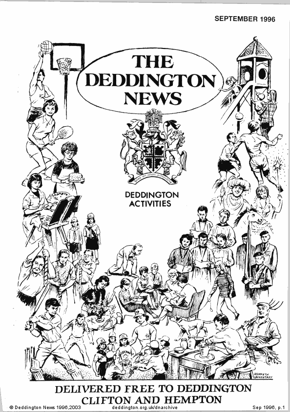 Deddington News September 1996, p.1