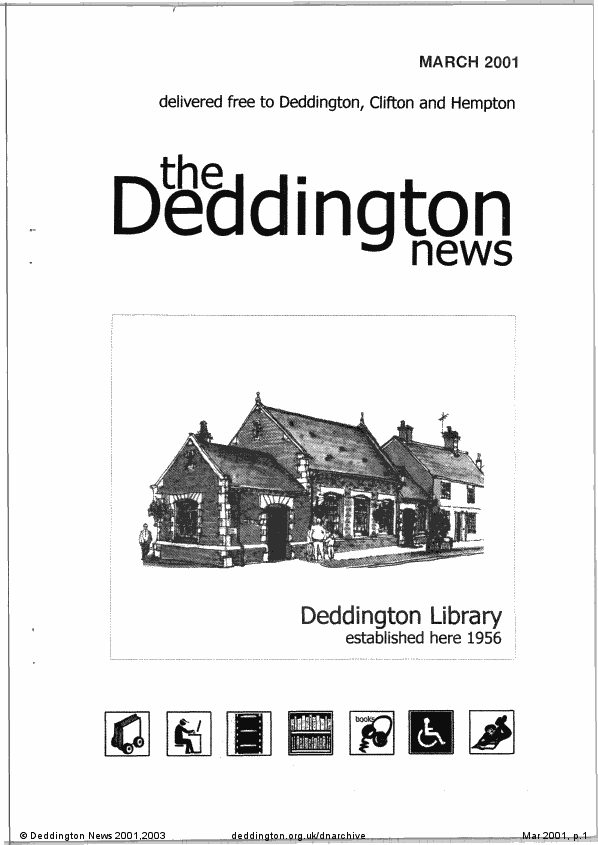 Deddington News March 2001, p.1