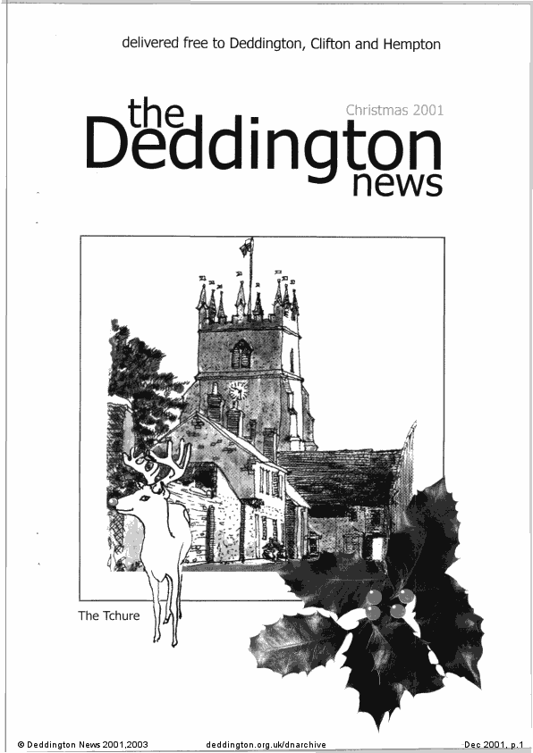 Deddington News December 2001, p.1